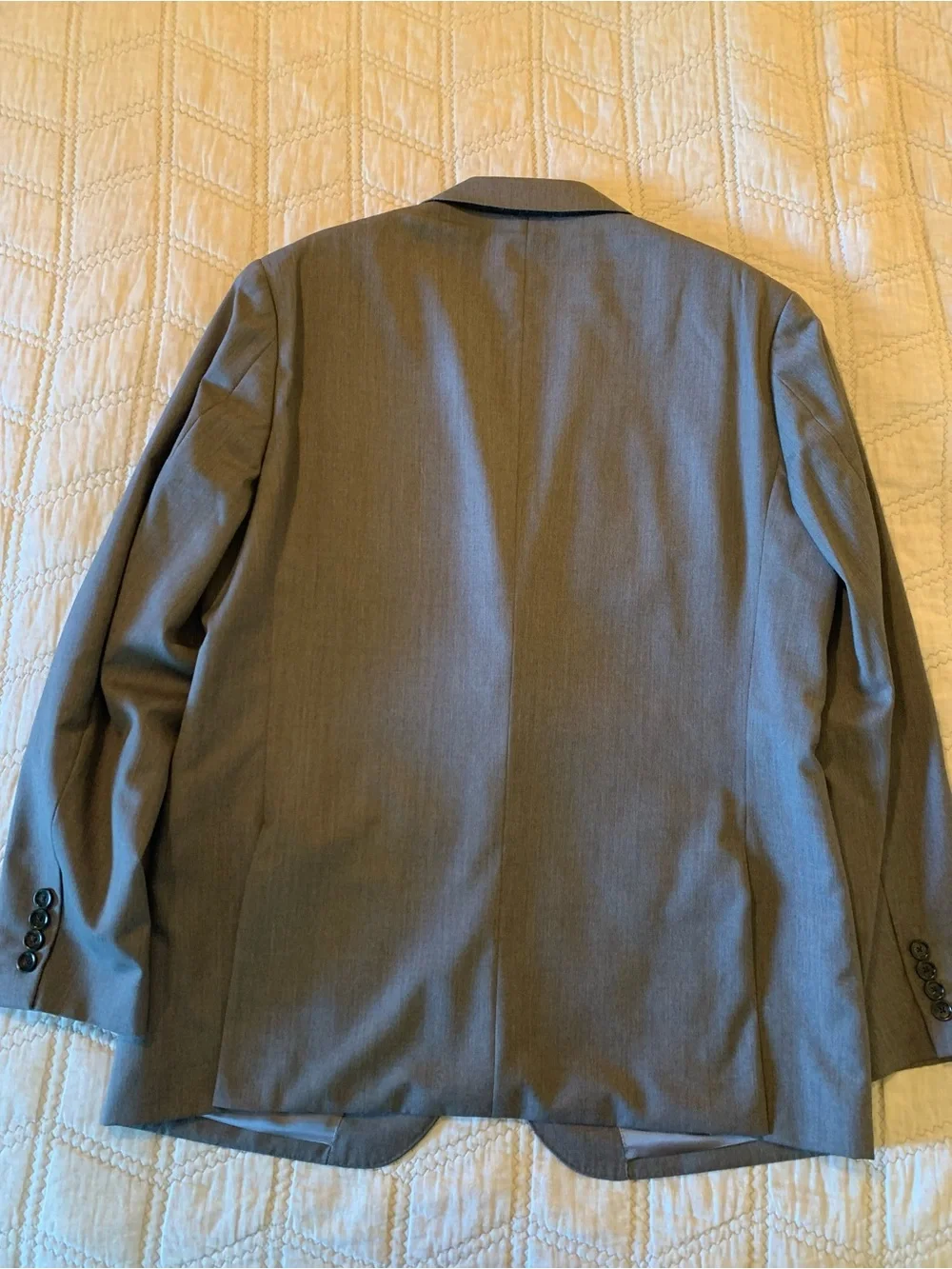 J. Crew Ludlow Men's Gray Loro Piana Superfine Wool Suit Jacket 44R